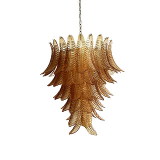 Aurora Lustre en Verre de Murano Ambre