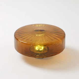 June  Plafonnier Ambre Verre