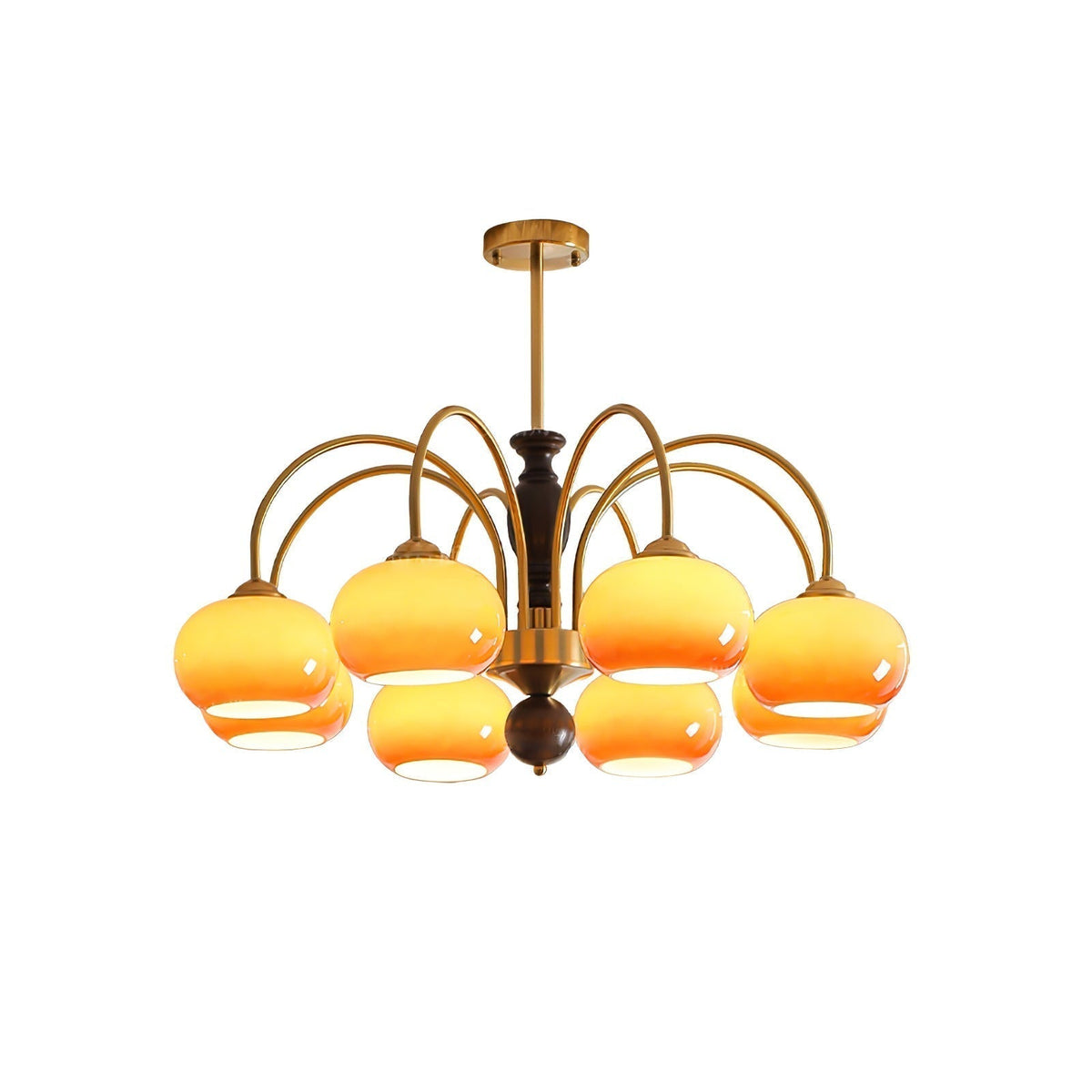 Soreniona Lustre Amberly Arche Bras Courbés