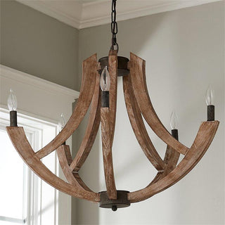 Eirikuvyi Suspension Vintage Créativité en Métal Et Bois Lanterne