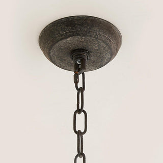 Eirikuvyi Suspension Vintage Créativité en Métal Et Bois Lanterne