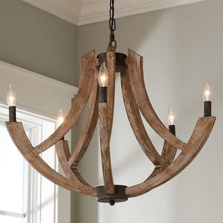 Eirikuvyi Suspension Vintage Créativité en Métal Et Bois Lanterne