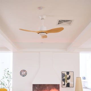Ventilateur de plafond Meren en bois minimaliste