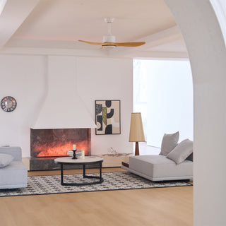 Ventilateur de plafond Meren en bois minimaliste