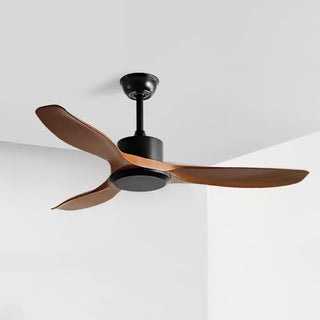 Ventilateur de plafond Meren en bois minimaliste