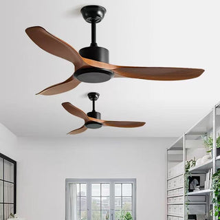 Ventilateur de plafond Meren en bois minimaliste