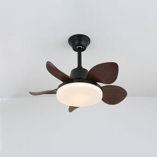 Plafonnier Ventilateur Veyra Moderne en Bois