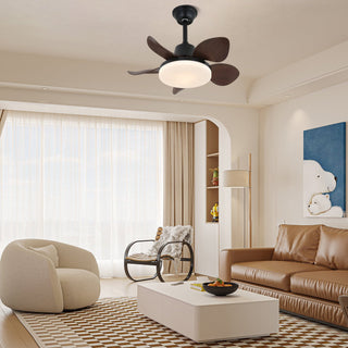 Plafonnier Ventilateur Veyra Moderne en Bois