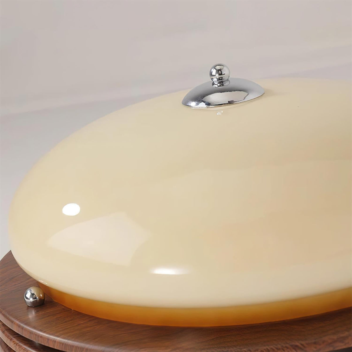 Povio Glass Flush Mount Ceiling Light-Neutral Decor