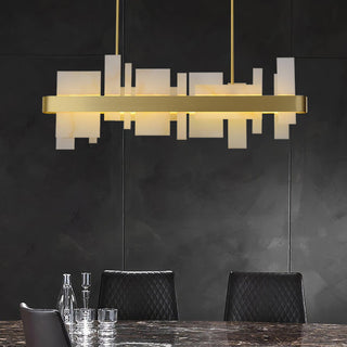 Lustra Lustre en Cuivre Acrylique Salle à Manger