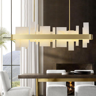 Lustra Lustre en Cuivre Acrylique Salle à Manger