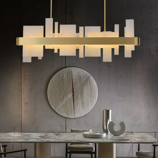 Lustra Lustre en Cuivre Acrylique Salle à Manger