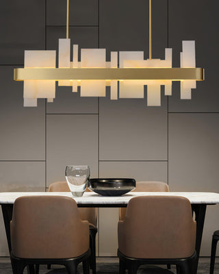Lustra Lustre en Cuivre Acrylique Salle à Manger
