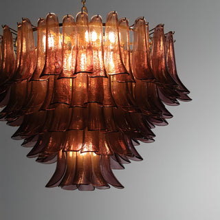 Amethyst Bloom Chandelier-Neutral Decor