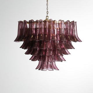 Amethyst Bloom Chandelier-Neutral Decor