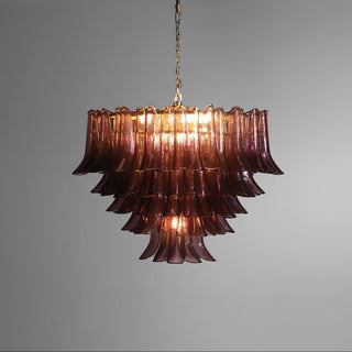 Amethyst Bloom Chandelier-Neutral Decor