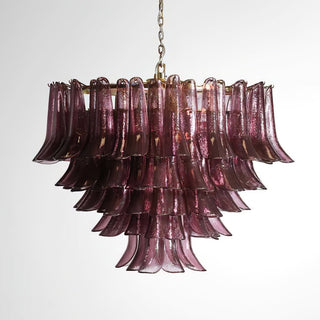 Amethyst Bloom Chandelier-Neutral Decor