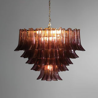 Amethyst Bloom Chandelier-Neutral Decor