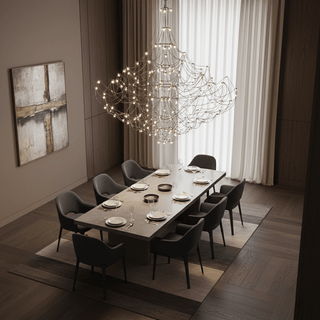 Amos Light Group Chandelier-Neutral Decor