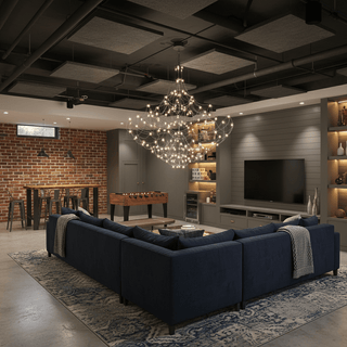 Amos Light Group Chandelier-Neutral Decor