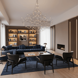 Amos Light Group Chandelier-Neutral Decor