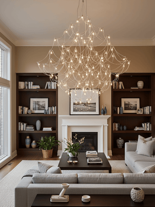 Amos Light Group Chandelier-Neutral Decor