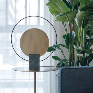 Lirixy Lampe de Table de Table en Marbre Géométrique