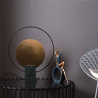 Lirixy Lampe de Table de Table en Marbre Géométrique