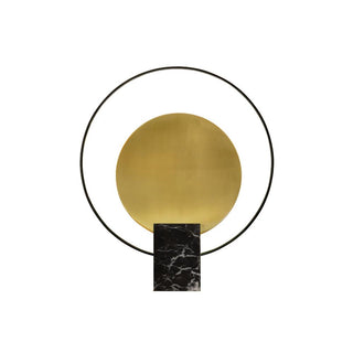 Lirixy Lampe de Table de Table en Marbre Géométrique