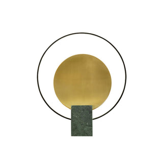 Lirixy Lampe de Table de Table en Marbre Géométrique