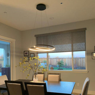 Lustra Lustre en Aluminium Doré et Verre Opale