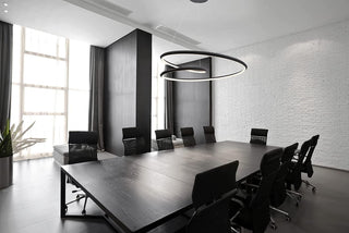 Lustra Lustre en Aluminium Doré et Verre Opale