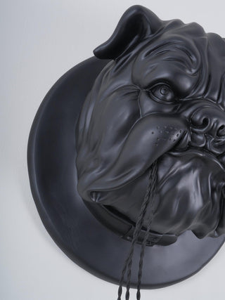 Lustra Applique Murale Sculpture Bulldog Fantaisiste-Luire
