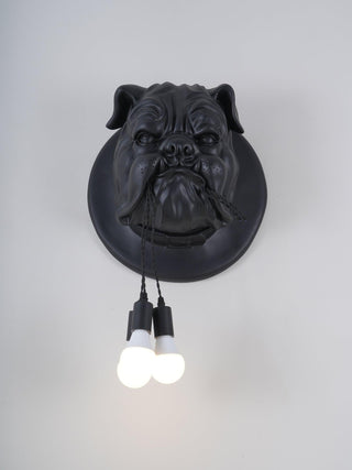 Lustra Applique Murale Sculpture Bulldog Fantaisiste-Luire