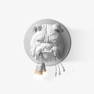 Lustra Applique Murale Sculpture Bulldog Fantaisiste-Luire