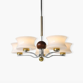 Celeste Lustre Élégant en Verre