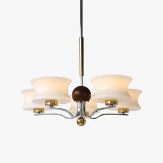Celeste Lustre Élégant en Verre