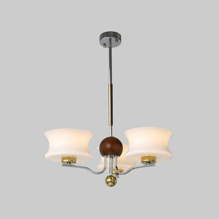Celeste Lustre Élégant en Verre