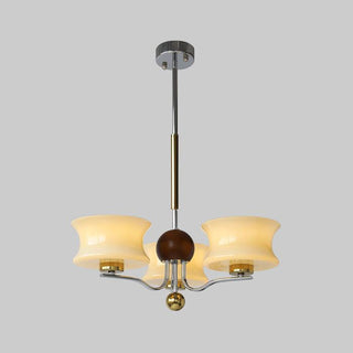 Celeste Lustre Élégant en Verre