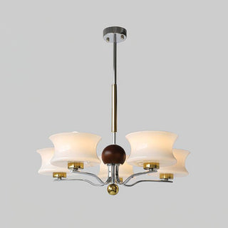 Celeste Lustre Élégant en Verre
