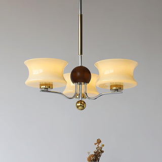 Celeste Lustre Élégant en Verre