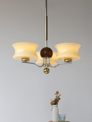 Celeste Lustre Élégant en Verre