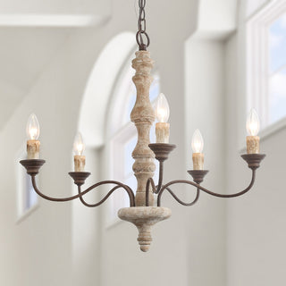Fljotuvyi Lustre en Bois et Métal Créativité Individuelle