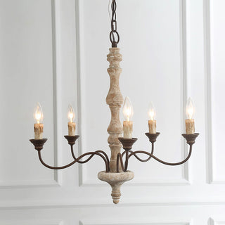 Fljotuvyi Lustre en Bois et Métal Créativité Individuelle