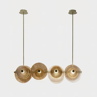 Himinuvyn Lustre en Métal et Cristal Nordique Moderne