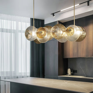 Himinuvyn Lustre en Métal et Cristal Nordique Moderne