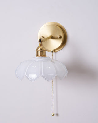 Lotus Applique Murale Verre Art Nordique Orientable