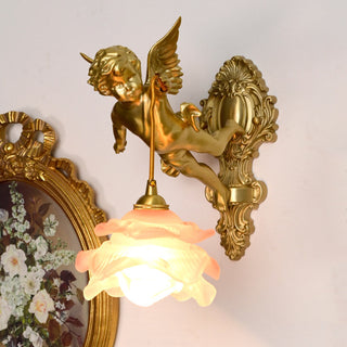 Solange Applique Murale en Verre Angel