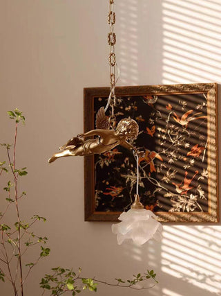 Solene Suspension Luxe en Laiton