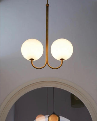 Mirelent Suspension Élégante en Métal et Verre-Luire